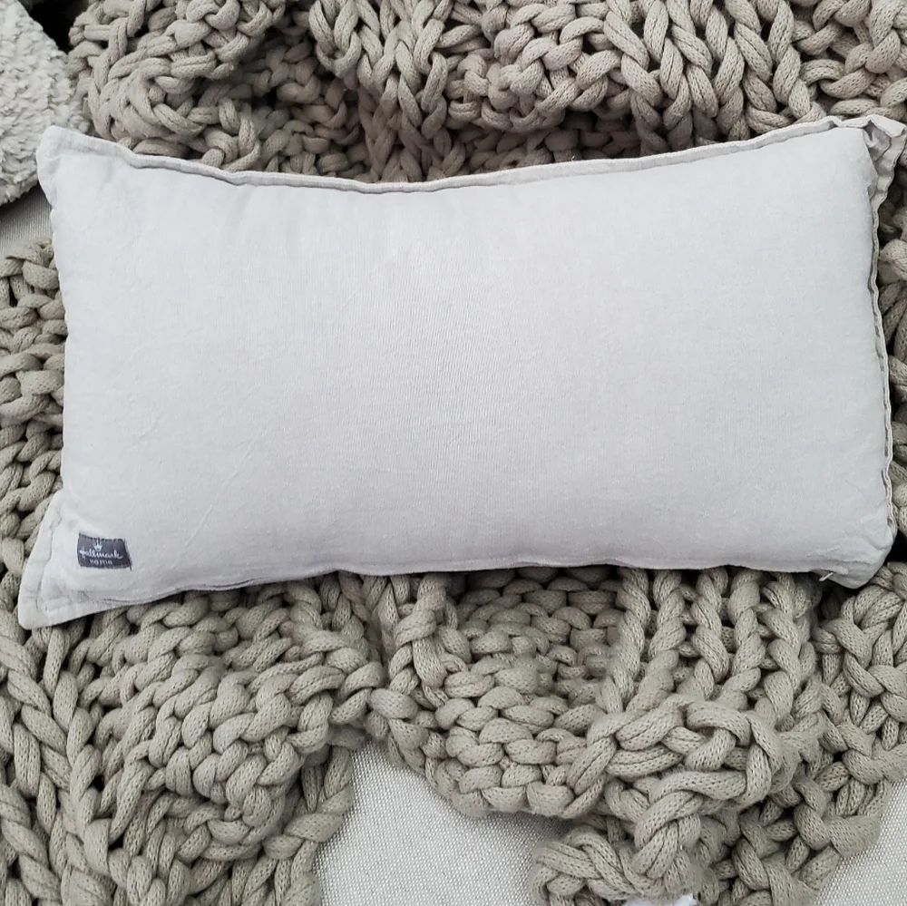 Boho Chic Accent Pillow, Tan, Yellow 
